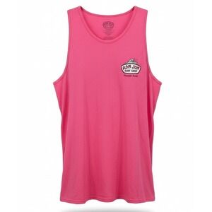Ron Jon Surf Shop Pensacola Beach Tank Top Shirt Mens XL Hot Pink Cotton